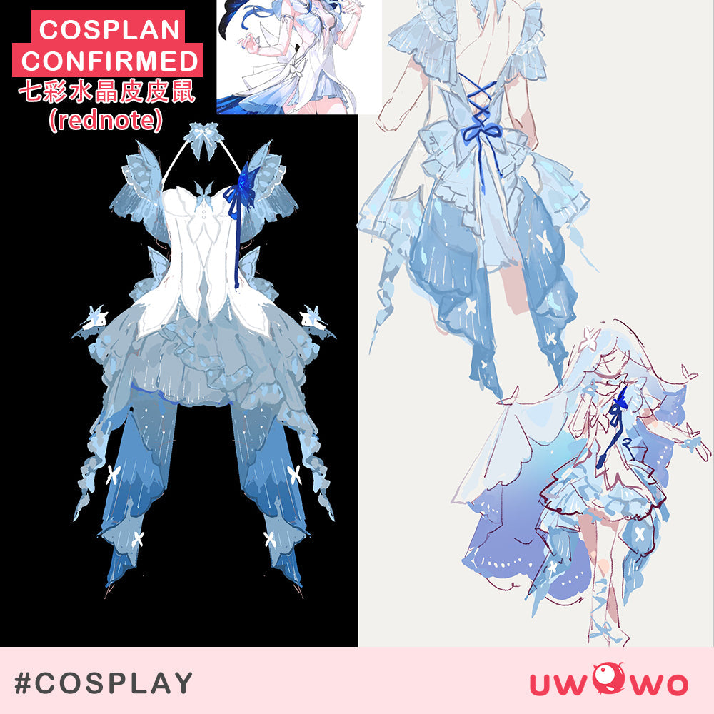 S-3XL INSTOCK Uwowo Game Wuthering Waves Shorekeeper Dreamtide Fanart Cosplay Costume