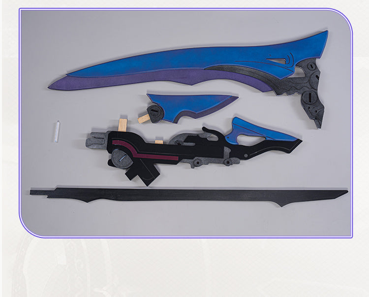 Uwowo Honkai Star Rail Props Seele Belobog Wildfire Butterfly HSR Cosplay Weapon