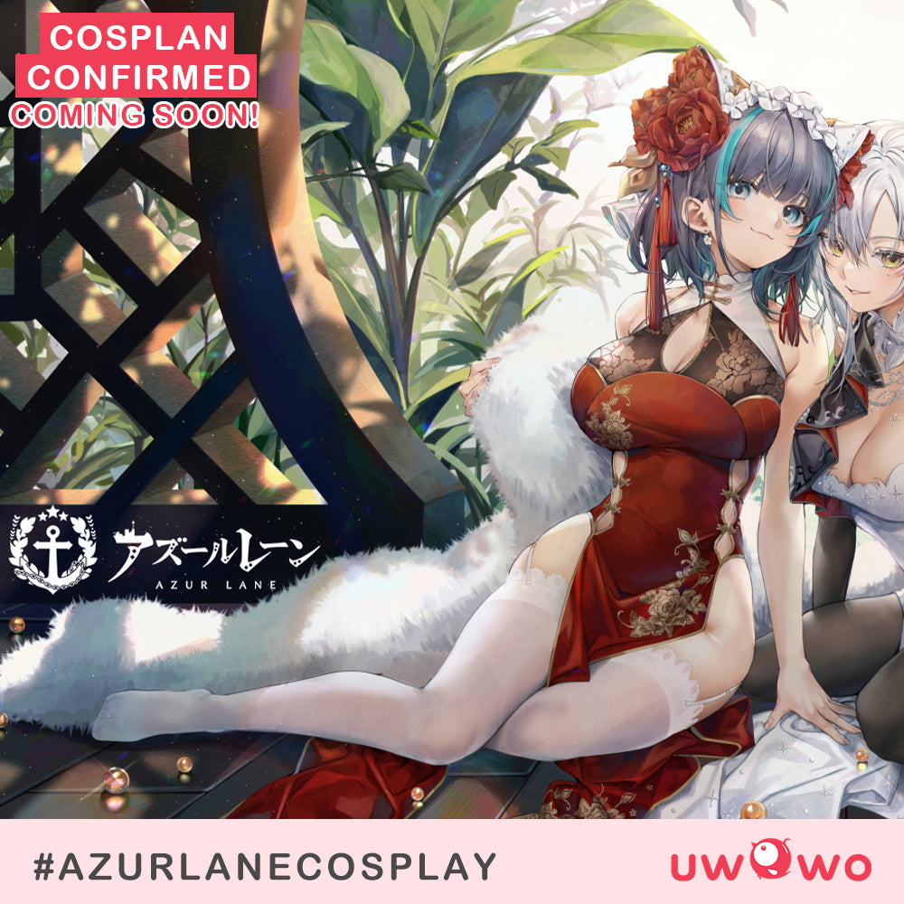 INSTOCK Uwowo Azur Lane Cheshire New Year Cheongsam Cosplay Costume
