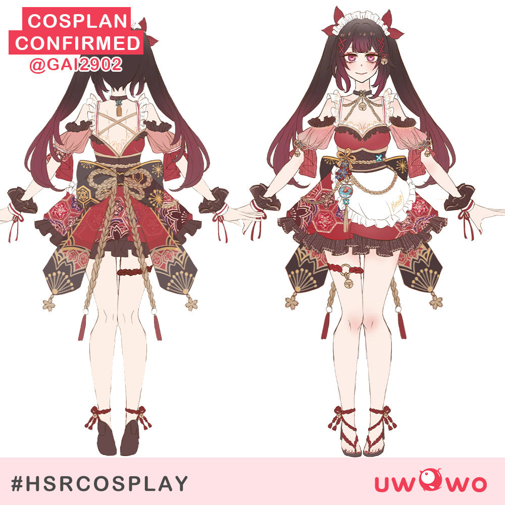 【Clearance Sale】[Last Batch]【In Stock】Uwowo Game Honkai Star Rail Sparkle Maid Cosplay Costume