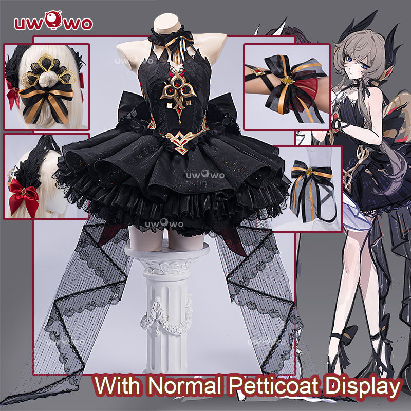 JUL PRESALE Uwowo Genshin Impact Sandrone Ballet Fanart Black Swan Cosplay Costume