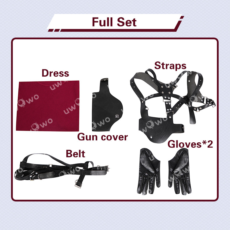 Uwowo Collab Series: Game Cosplay Ada Sweater Cosplay Costume