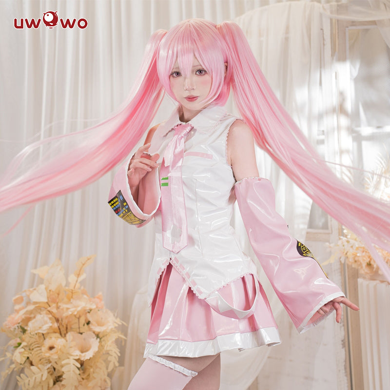 [Last Batch]Uwowo V Singer Classic Sakura Pink Dress Cosplay Costume