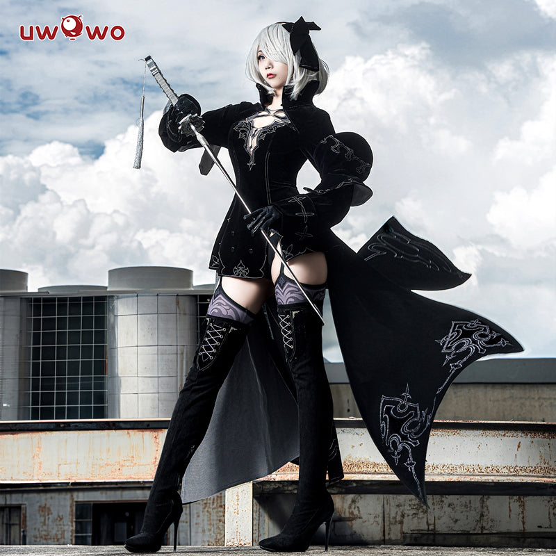 【Special Discount】INSTOCK S-3XL Uwowo 2B Reincarnation Alternate Battler Outfit Cosplay Costume