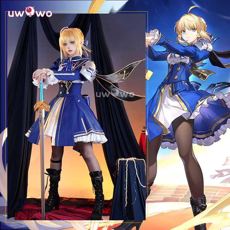 Uwowo Collab Series: Game Honkai Star Rail × Fate/stay night Collab Saber Cosplay Costume S-XXL