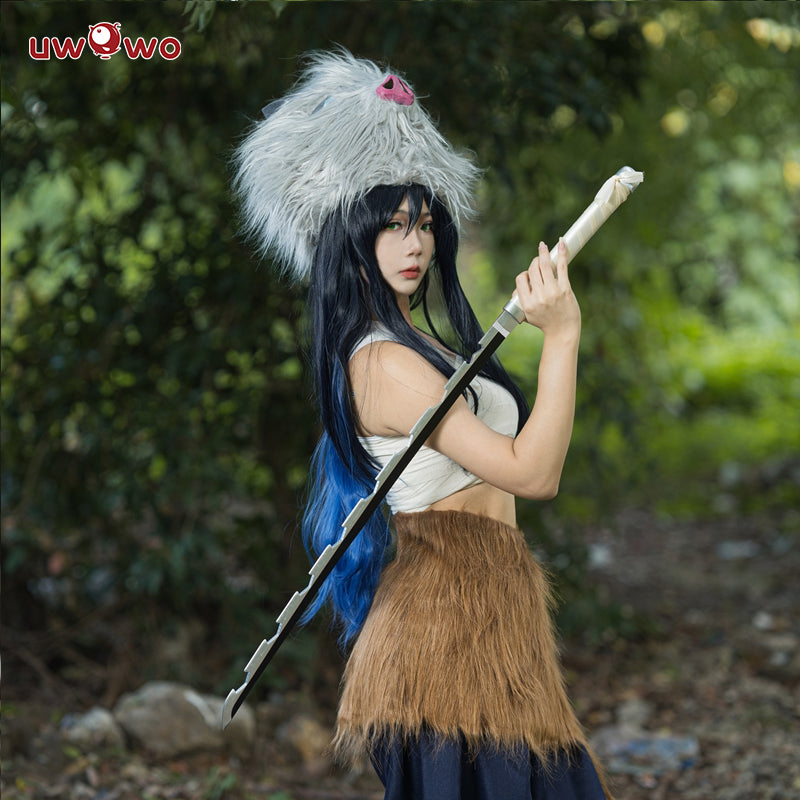 Uwowo Anime Cosplay Hashibira Inosuke Female Halloween Costume