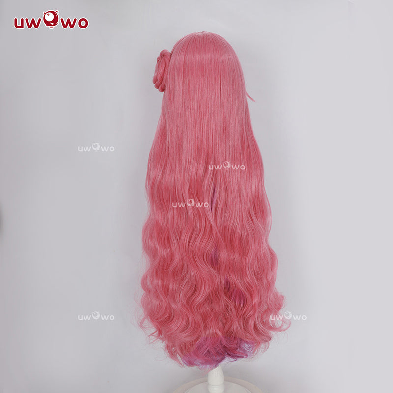 Uwowo Game NIKKE Dorothy Feast on Peachland Chinese Style Dress Cosplay Wig Long Pink Hair