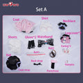 [Last Batch] INSTOCK Uwowo Arknights Collab Eyjafjalla Fluffy Little Witch Cosplay Costume S-3XL