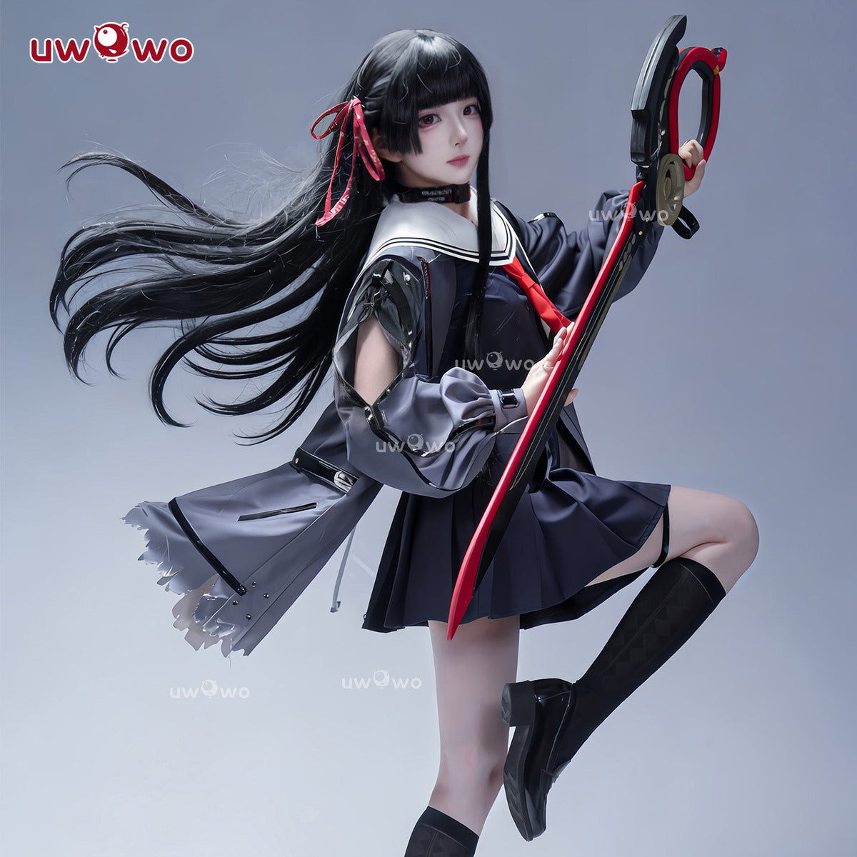 INSTOCK Uwowo Wuthering Waves Chisa Cosplay Costume S-3XL