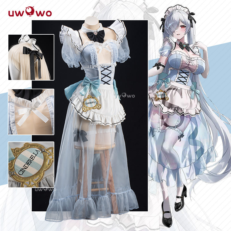 INSTOCK S-3XL Uwowo Game NIKKE Cinderella Café Maid Cosplay Costume