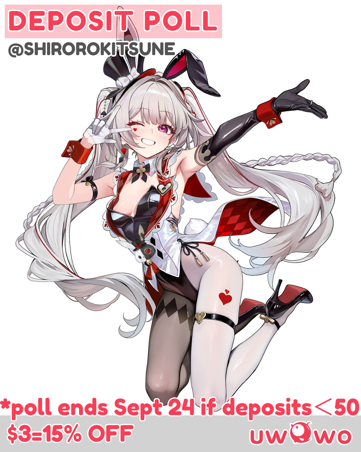 CONFIRMED Uwowo Deposit Poll - Sparxie Bunny Fanart Honkai Star Rail Cosplay Costume