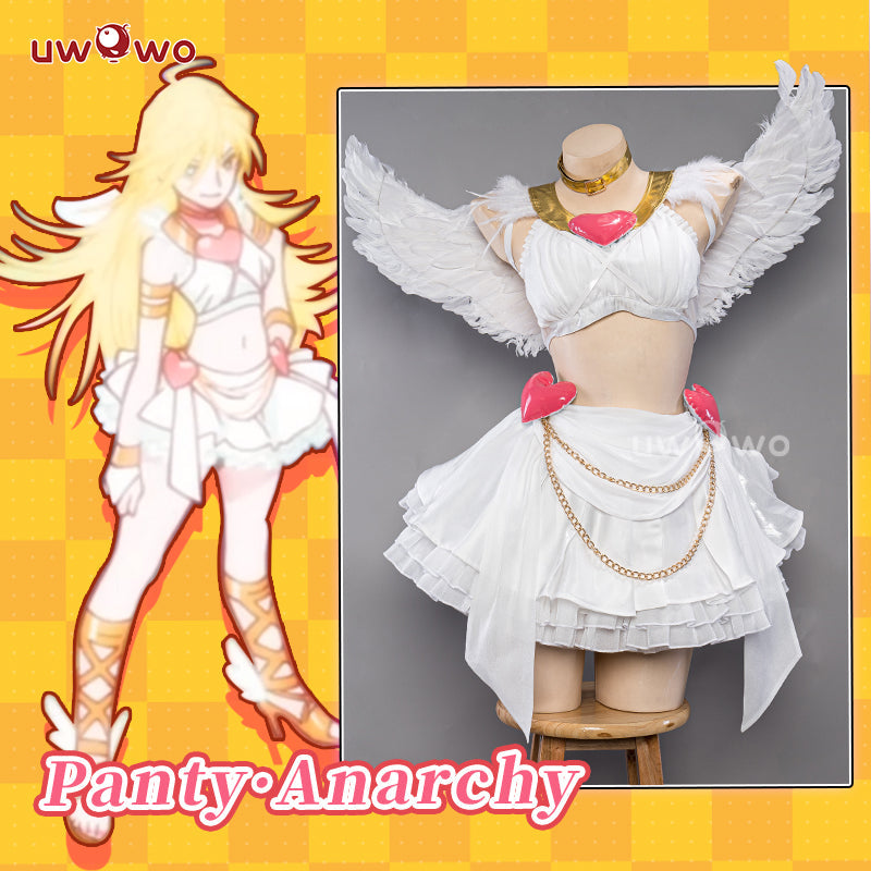 INSTOCK S-3XL Uwowo Anime Panty & Stocking with Garterbelt Panty Angel Cosplay Costume