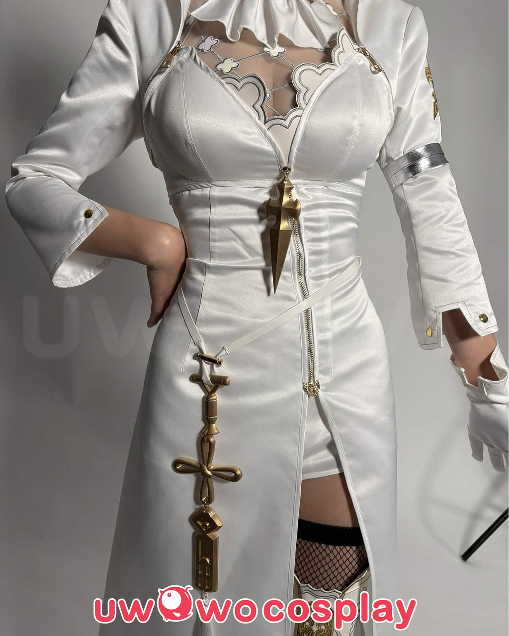 JUL PRESALE Uwowo Commander White Mercy Skin Cosplay Costume
