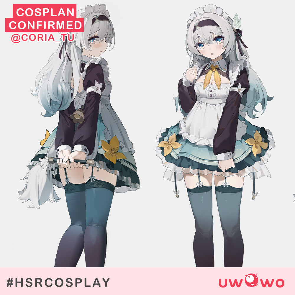 [Last batch] Uwowo Game Honkai Star Rail Firefly Maid Cosplay Costume