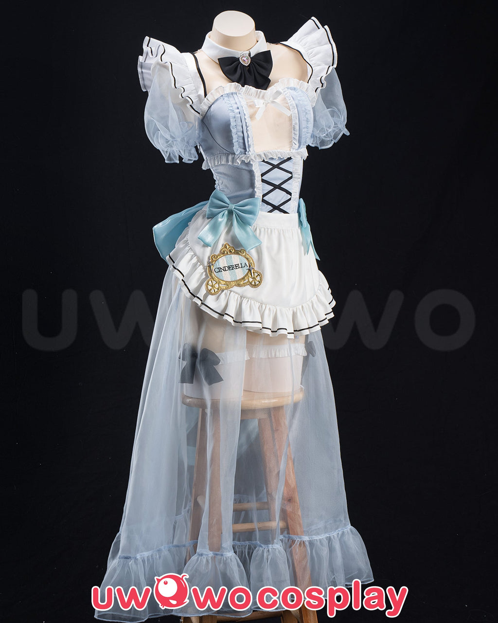 INSTOCK S-3XL Uwowo Game NIKKE Cinderella Café Maid Cosplay Costume