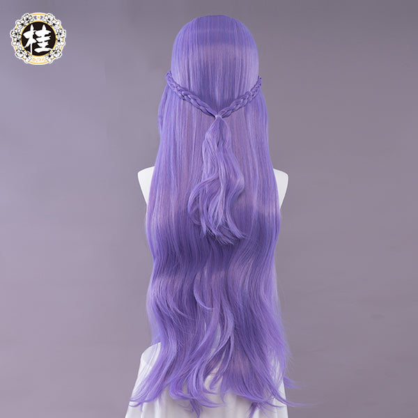 【Clearance】Uwowo Game  Withered Rose Cosplay Wig 80cm Pink purple Hair