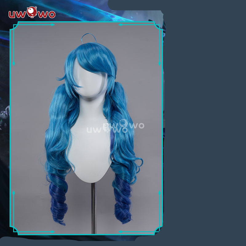Uwowo Game Cosplay Wig The Hallowed Seamstress Long Blue Hair