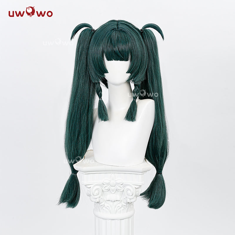 【Clearance】Uwowo Zenless Zone Zero QingYi Cosplay Wig Long Green Hair