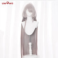 UWOWO Honkai Star Rail Acheron Ultimate Form Cosplay Wig Long Grey Hair