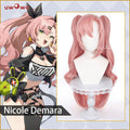 Uwowo Game Zenless Zone Zero/ZZZ Nicole Demara Cosplay Wig Long Pink Hair