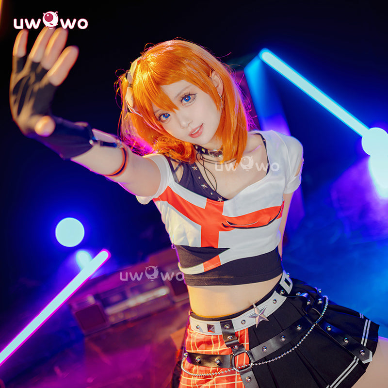 Uwowo Collab Series: Love Live! Kosaka Honoka Idolized Rock ver. Cosplay Costume