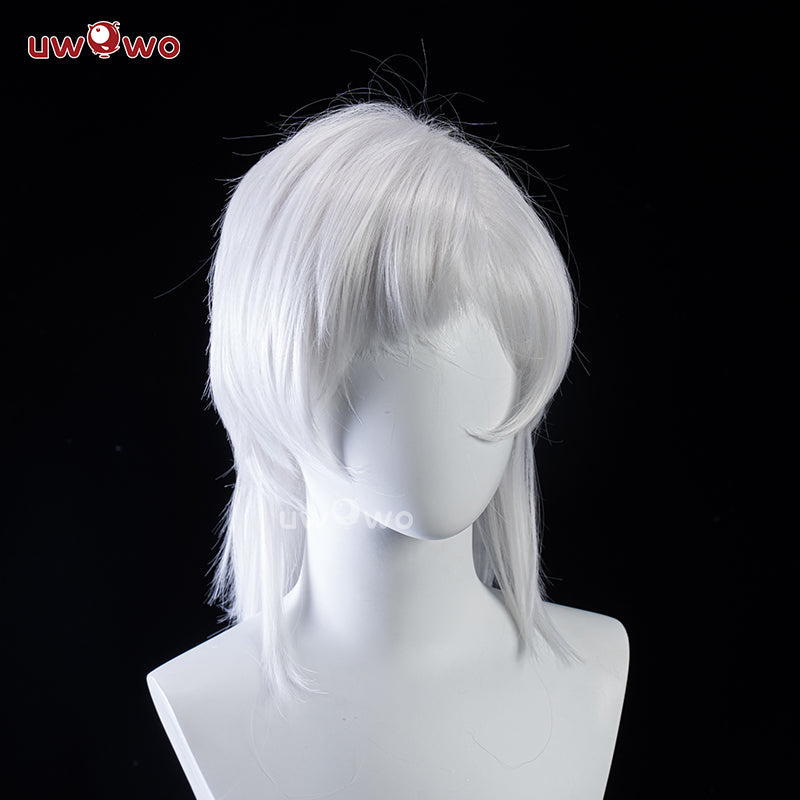 INSTOCK Uwowo NieR Reincarnation 10H YoRHa Sentinel Savior Cosplay Wig Middle Silver Hair