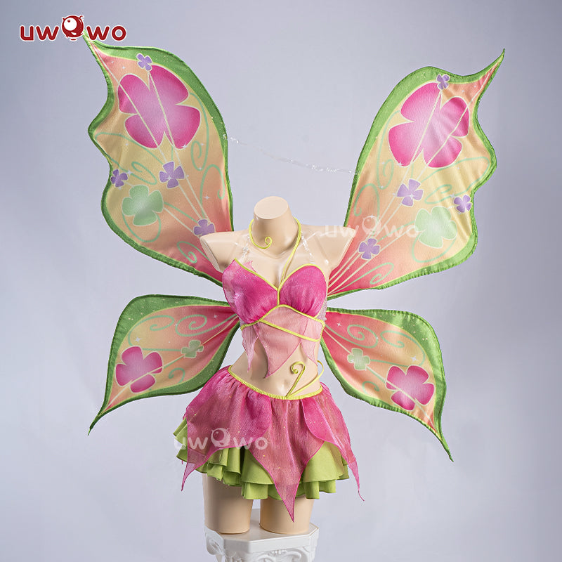 [Last Batch] INSTOCK Uwowo Flora S4 Fairy Club Transformation Cosplay Costume S-3XL