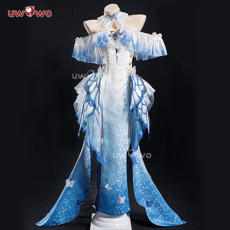 INSTOCK S-3XL Uwowo Game Wuthering Waves Shorekeeper Fanart Qipao Gown WuWa Cosplay Costume