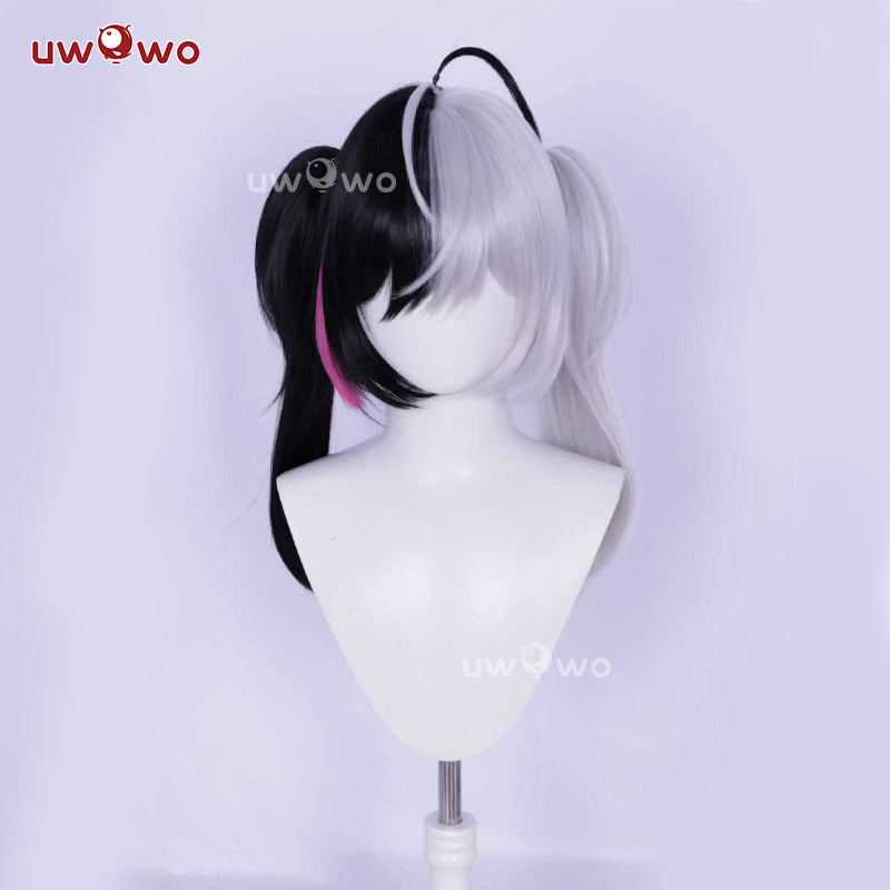 Uwowo Game NTE Neverness to Everness Lacrimosa Cosplay Wig Long Black And Silver Color