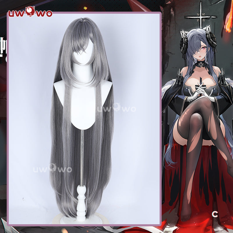 Uwowo Azur Lane  August von Parseval Wig Long Grey Hair