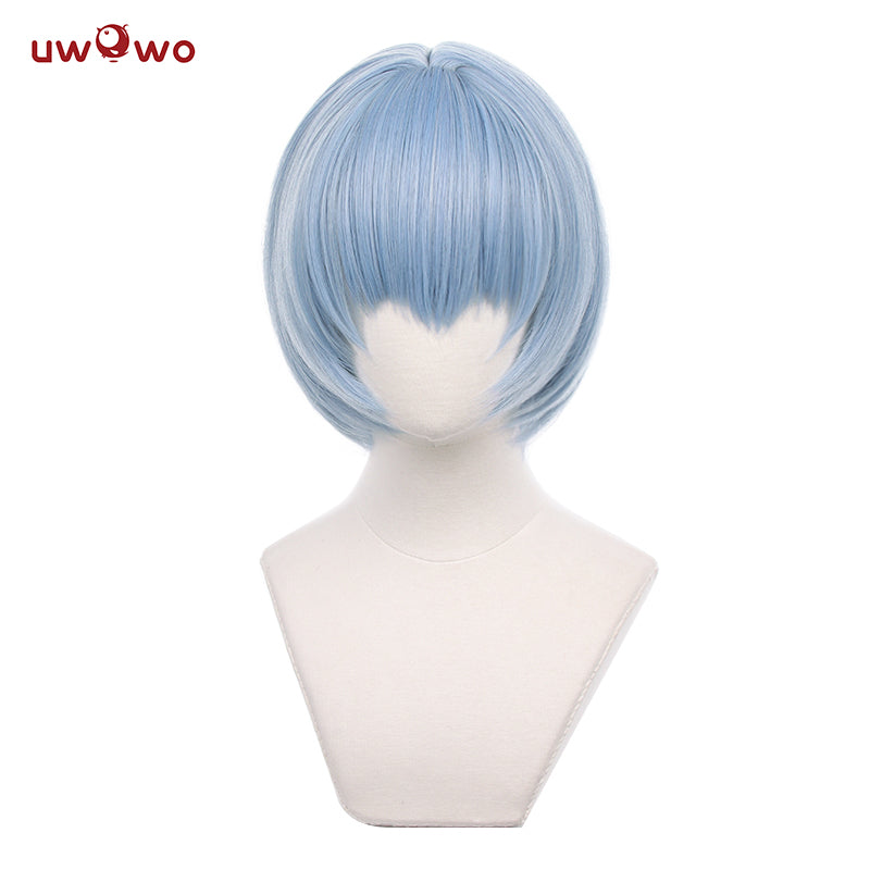 【Clearance】Uwowo Anime Cosplay Wig Light Blue Short Hair
