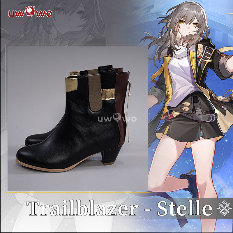 【Clearance】Uwowo Honkai Star Rail Stelle Female Trailblazer HSR Cosplay Costume Shoes