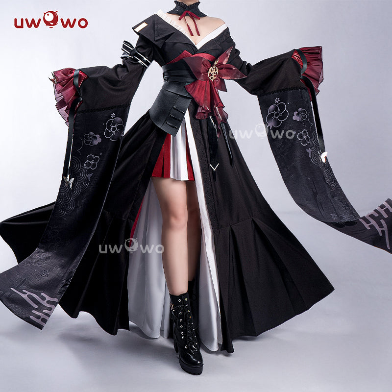 [Last Batch] INSTOCK Uwowo Genshin Impact Baal Raiden Shogun Detective Fanart Casual Cosplay Costume S-3XL