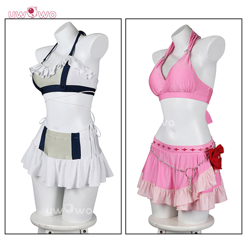 Uwowo Collab Series: Final Fantasy 7 Rebirth FF7 Tifa Aerith Swimsuit Cosplay Costume