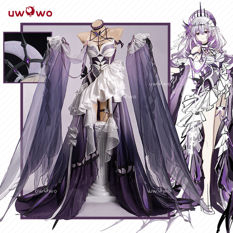 S-3XL INSTOCK Uwowo Game Honkai Star Rail Fanart Castorice Ethereal Gown Cosplay Costume