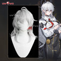 【Pre-sale】Uwowo Game Wuthering Waves WuWa Zani Cosplay Wig Middle Silver Hair