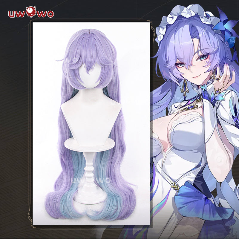 INSTOCK Uwowo Wuthering Waves Cantarella Jellyfish Cosplay  Wig Long Light Purple Hair
