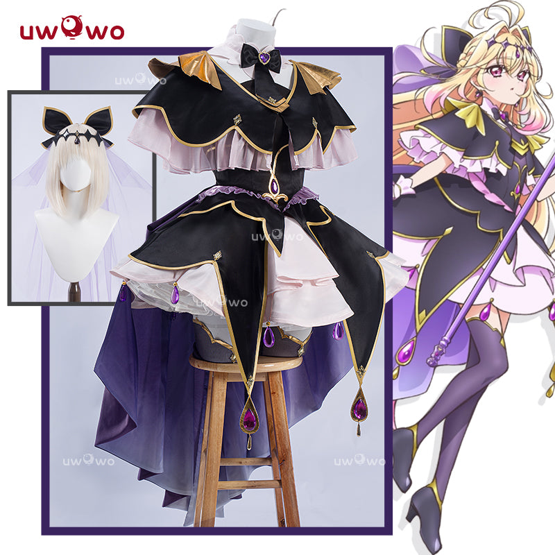 INSTOCK Uwowo Anime Star Detective Precure! Cure Arcana Shadow/Moria Luluka Cosplay Costume