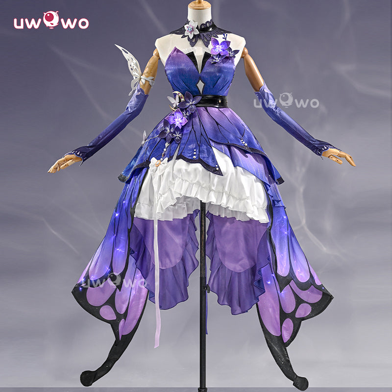Uwowo Collab Series: Deluxe Castorice Skin Gossamer Flutter Honkai Star Rail Cosplay Costume S-2XL