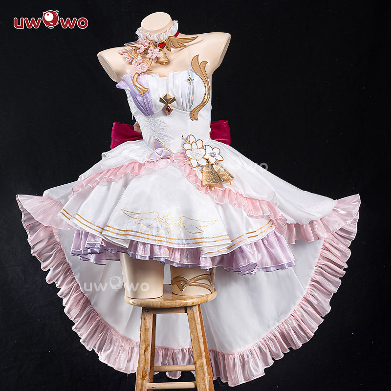 [Last Batch] INSTOCK Uwowo Game Honkai Impact 3: Elysia Fanart Seraphic Bloom Cosplay Costume S-3XL