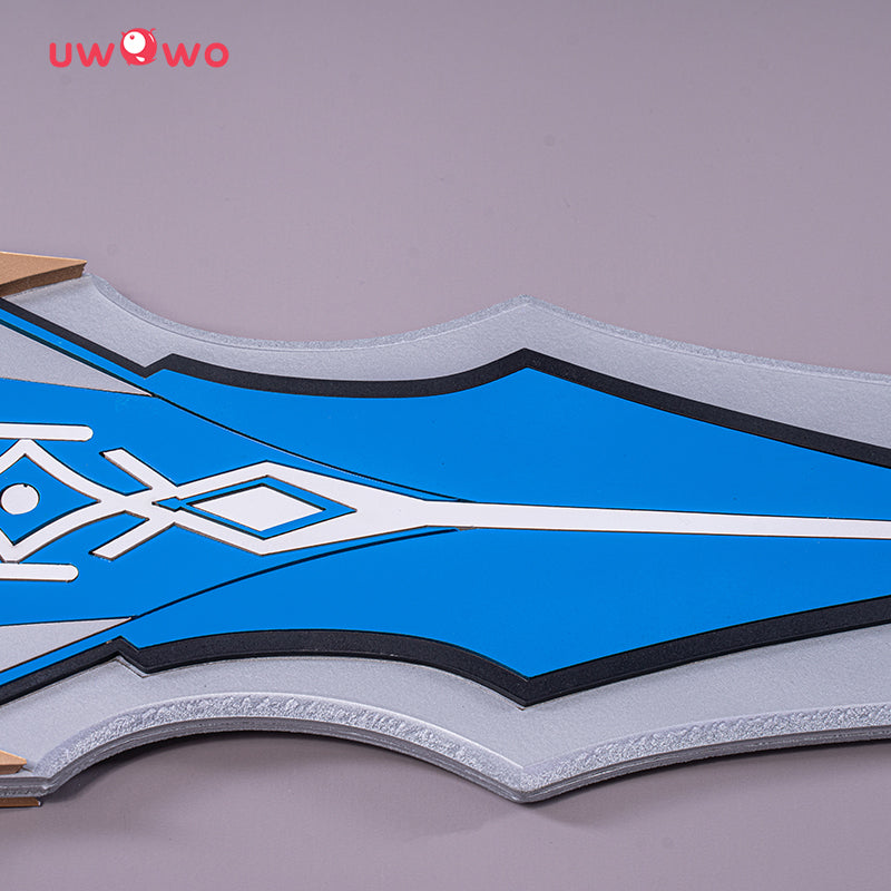 【Clearance】Uwowo Game Genshin Impact Weapons Eula Song of Broken Pines Cosplay Props Claymores Props