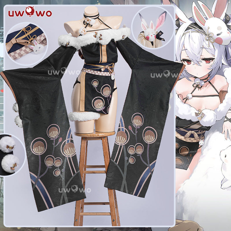 Uwowo Game Azur Lane Laffey II Languid Tour Bunny Cosplay Costume