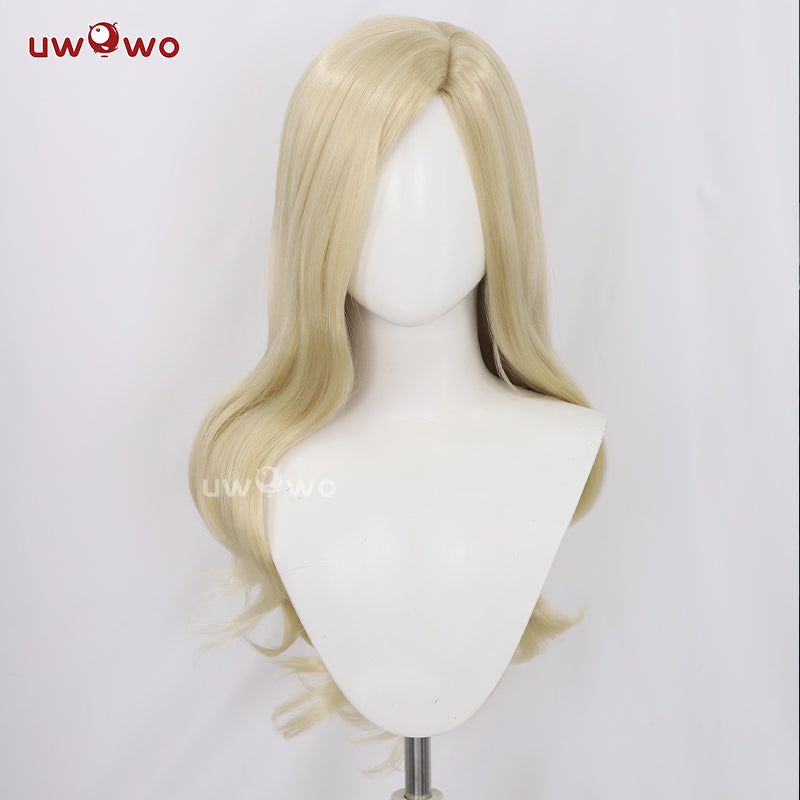 Uwowo Game Coven Female Cosplay Wig Long Yellow Hair