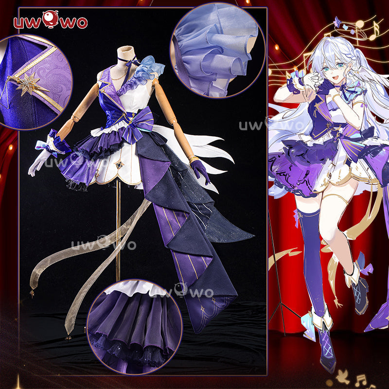 【Clearance Sale】[Last Batch]【In Stock】Uwowo Game Honkai Star Rail Fanart Robin Idol Performance Cosplay Costume
