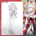 Uwowo Game Wuthering Waves WuWa Hsin Cosplay Wig Long Grey Hair