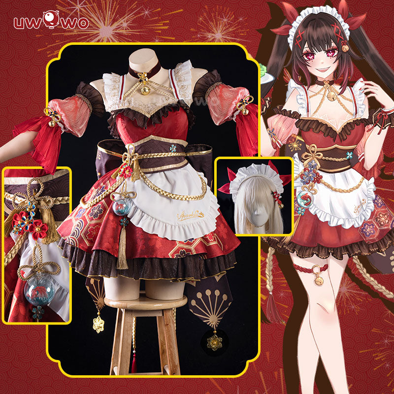 【Clearance Sale】[Last Batch]【In Stock】Uwowo Game Honkai Star Rail Sparkle Maid Cosplay Costume