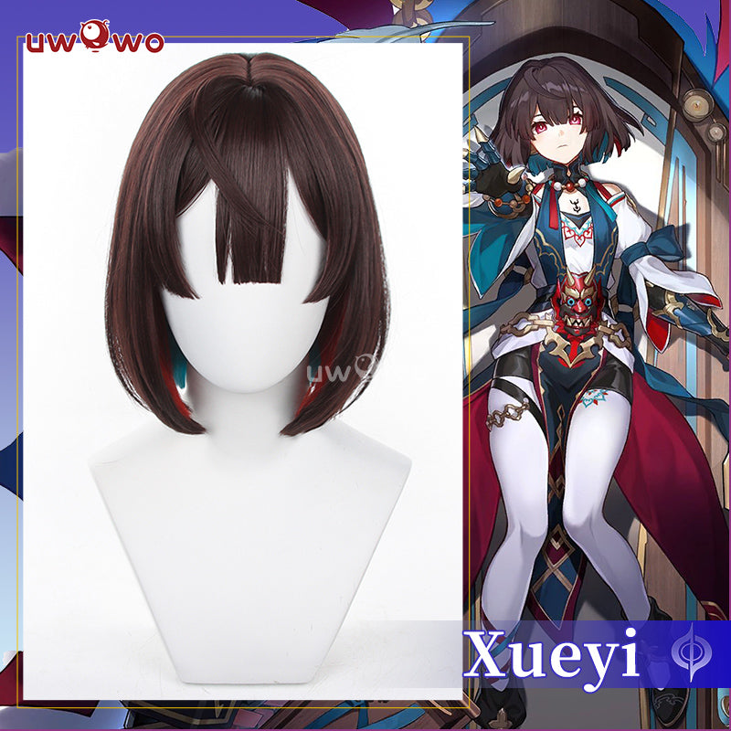 【Clearance】Uwowo Honkai: Star Rail Cosplay Xueyi Wig Short Brown Hair