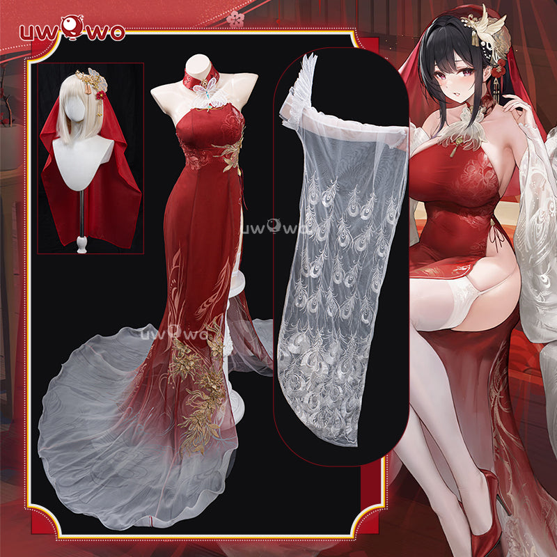 JUL PRESALE Uwowo Game Azur Lane Chen Hai A Night of Passion Oath Skin Cosplay Costume