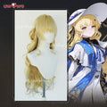 【Pre-sale】Uwowo Game Wuthering Waves WuWa Phoebe Cosplay Wig Long Yellow Hair