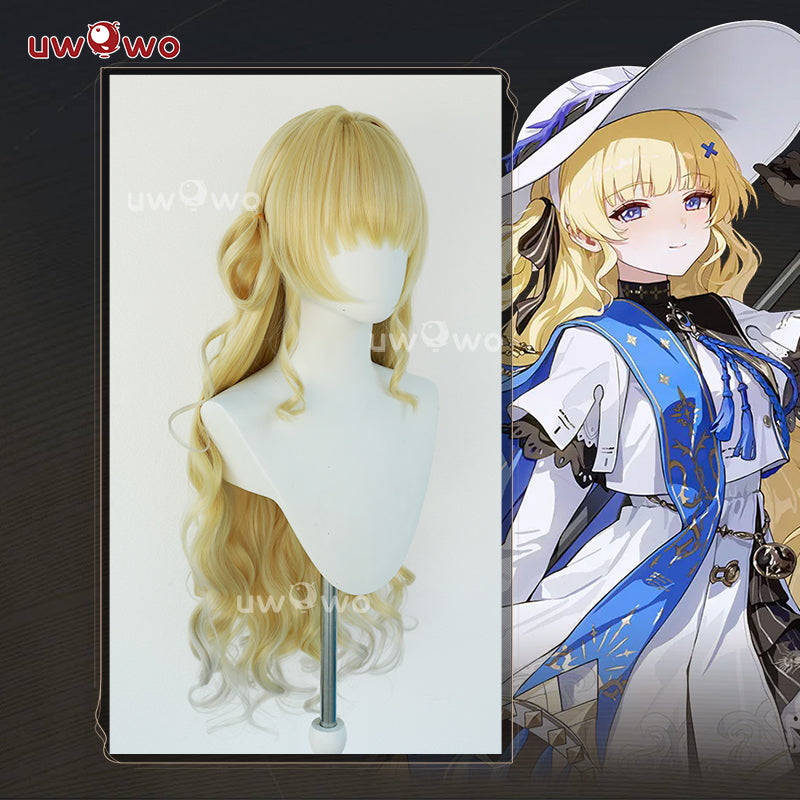 【Pre-sale】Uwowo Game Wuthering Waves WuWa Phoebe Cosplay Wig Long Yellow Hair